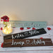Couples name wood sign / personalized 3D wood sign - Semper-KIK