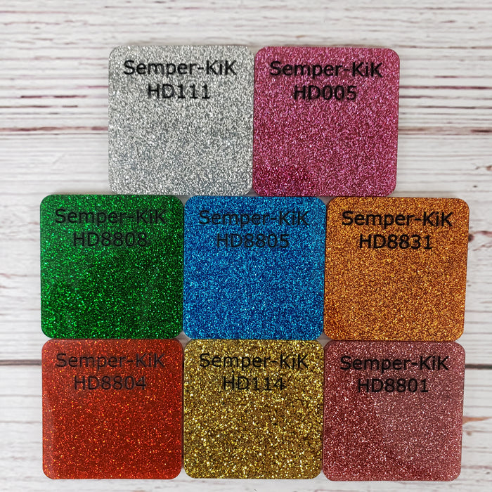 Premium 12x20 Acrylic sheet, DOUBLE-SIDE glitter acrylic for laser cutting and crafts, 3mm thickness cast acrylic. - Semper-KIK