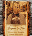 Engraved Personalized Memorial Picture Frame Live edge Basswood Memorial Plaque - Semper-KIK