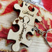 Laser Engraved Hand Made Custom wood Puzzle key-chain Personalized With your Name - Semper-KIK