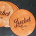 Wood Coasters Set | Gift For Her | Personalized Couples Gift - 4 Pcs - Semper-KIK
