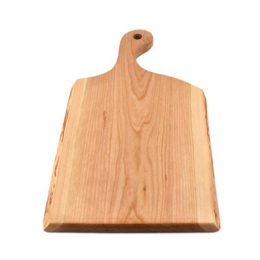 Small Artisan Live Edge Cheese Boards - Cherry Wood - (7 to 9" x 15" x 0.75") - Semper-KIK