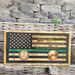 Rustic American Flag, US Carved Flag - Customized Logo, symbol - US Navy - US Army - Semper-KIK