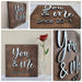 You and Me wooden name sign / personalized 3D wood sign - Semper-KIK